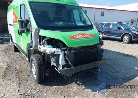 2023 Ram Promaster 3500 Cargo Van High Roof 159 Wb Ext from USA, damaged, VIN 3C6MRVJG6PE514704